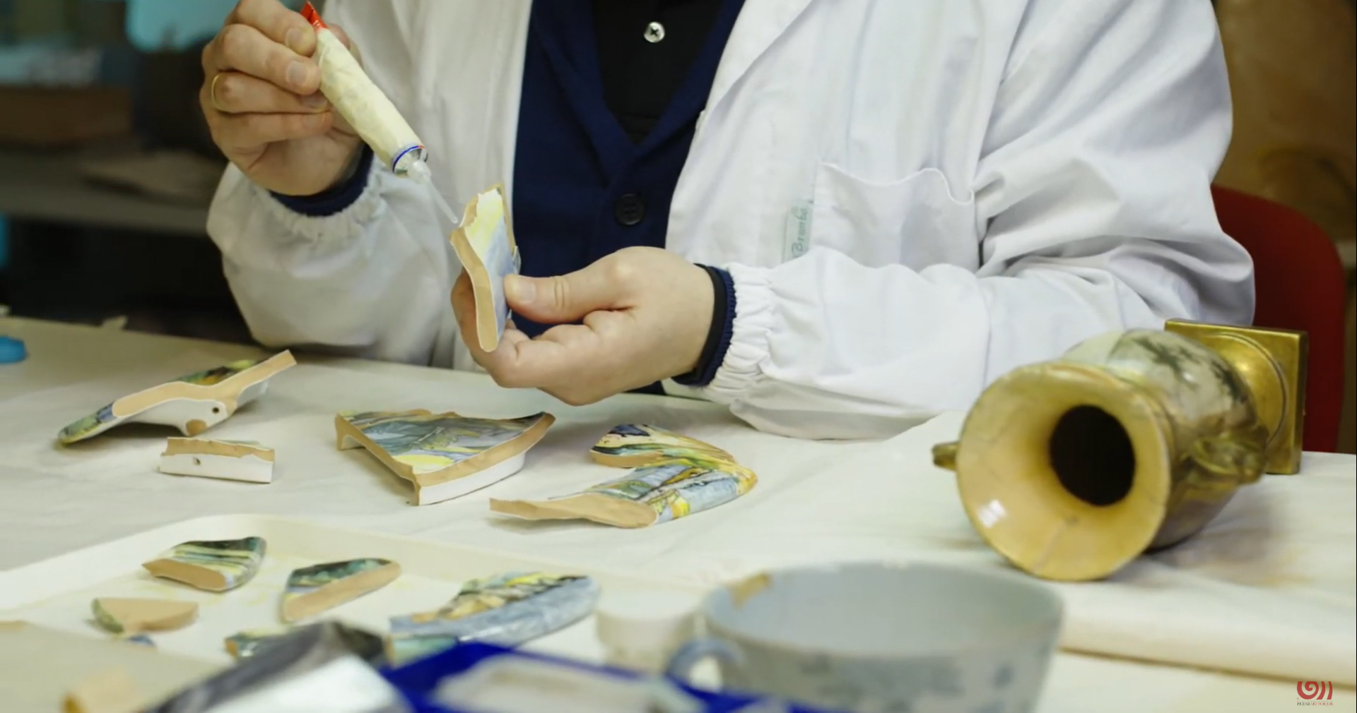 Mirko Bravi racconta il restauro della ceramica - Artigiani Creativi