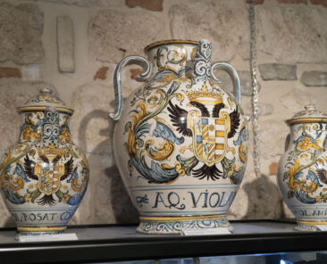 Ceramiche presenti al museo d'Arte Ceramica di Ascoli Piceno