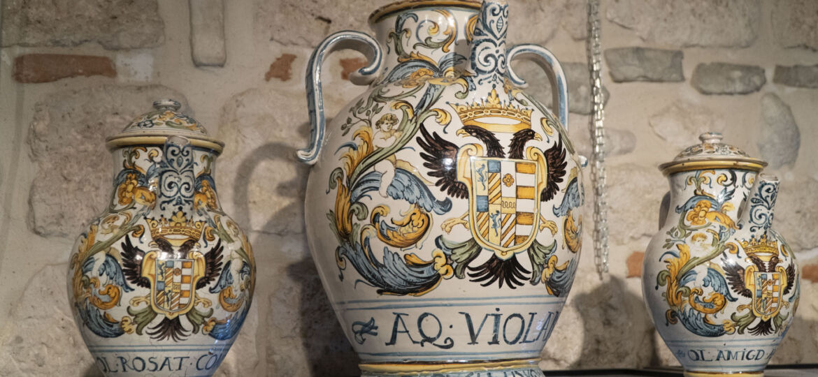 Ceramiche presenti al museo d'Arte Ceramica di Ascoli Piceno