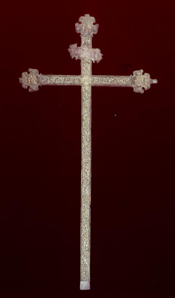 Croce processionale, Sebastiano Perugini - secolo XVIII (1702)